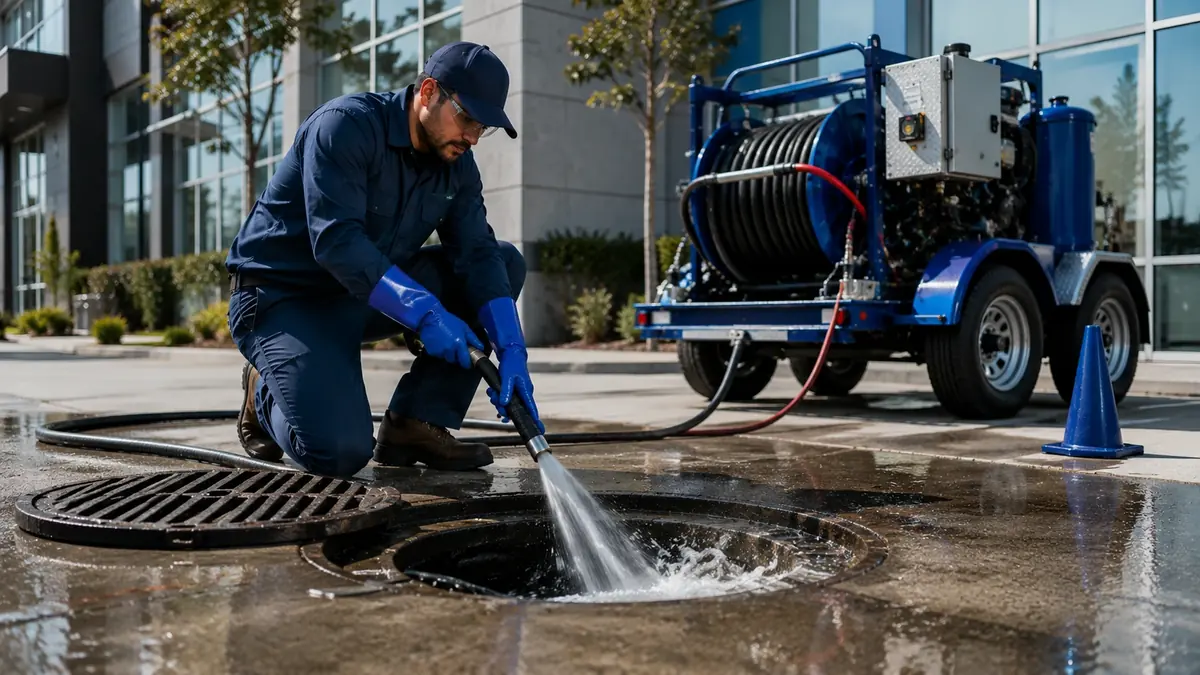 Commercial Hydro Jet Drain Cleaning in Rowland Heights