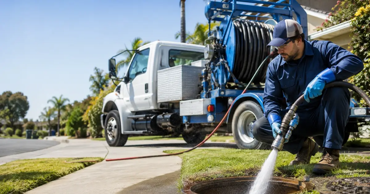 Hydro jet sewer cleaning Rowland Heights