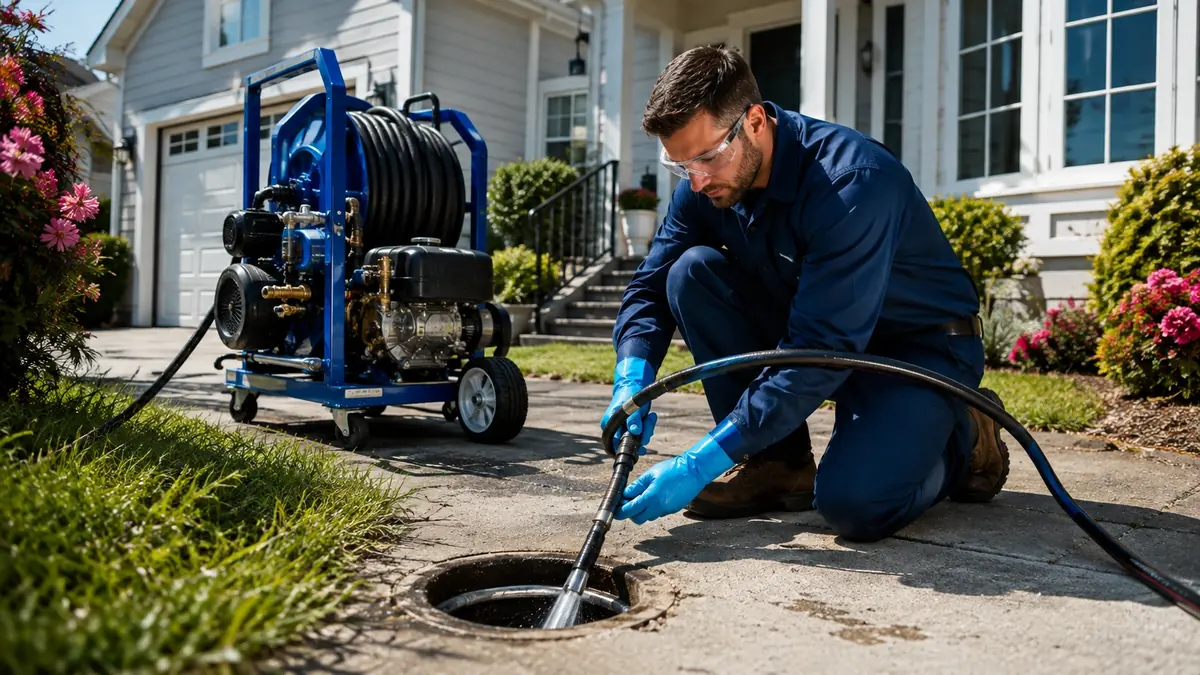 Residential Hydro Jet Drain Cleaning in Rowland Heights